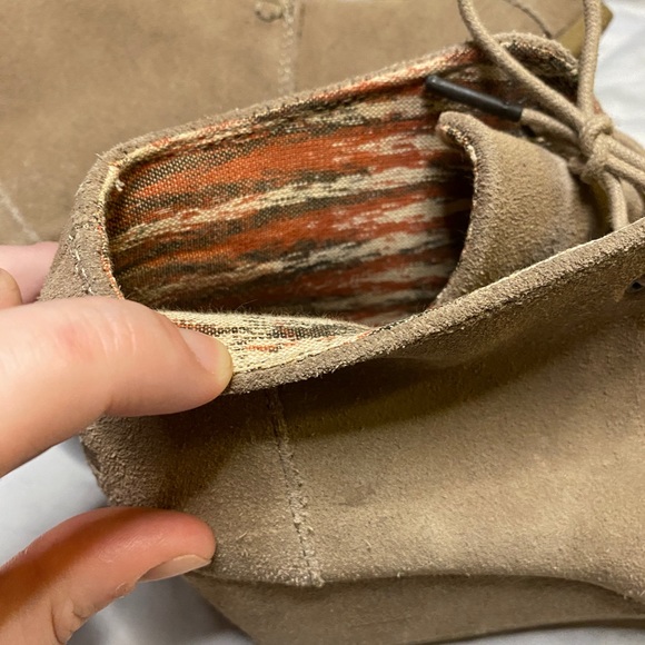 Toms suede wedge heel booties - Picture 7 of 10